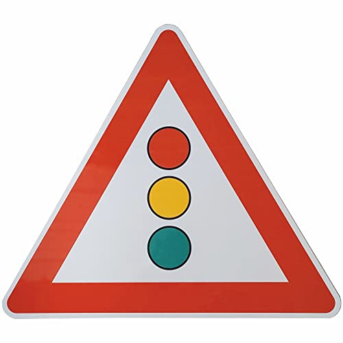 Original Verkehrsschild Nr. 131 RA1 SL 900 mm Lichtzeichenanlage Verkehrszeichen Folie Typ 1 Straßenschild Ampel nach StVO und RAL-Gütebedingungen