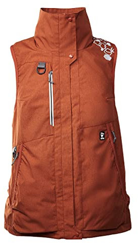 Hurtta Trainingsweste ECO Jacken für Hundetrainer, Hunde-Trainingsweste mit Mehreren Taschen, Damenpassform, für Hundeausbildung (Cinnamon, L)