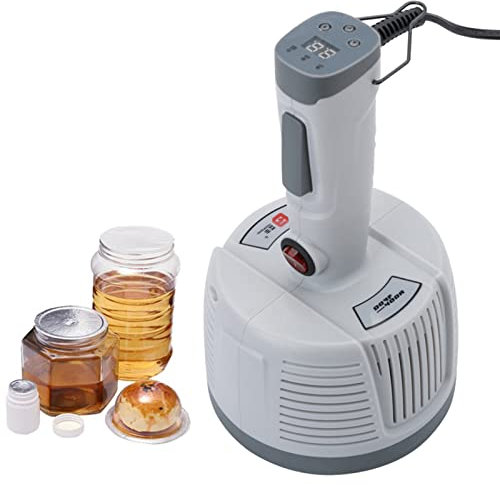 Handheld Electromagnetic Induction Sealer, Aluminium Foil Microcomputer Plastic Bottle Cap Sealing Machine, Power & Time Adjustable, for Plastic Glass Bottles Caps (20)