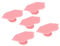 Silicone Exfoliating Lip Brush,Silicone Lip Brus, Soft Lip Brush,Silicone Lip Scrub Brush Lip Scrubber for Men Women Smoother Fuller Lip Appearance 5 PCS
