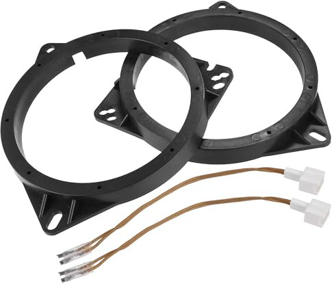 uxcell 6.5 Speaker Adapter Spacer Ring with Wire Combination for Toyota
