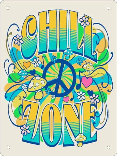 Chill Zone Mini Tin Sign