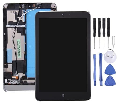 Mobile Phone LCD Display OEM LCD Screen for Lenovo Miix 2 8 inch Digitizer Full Assembly with Frame (Black) Repair Part