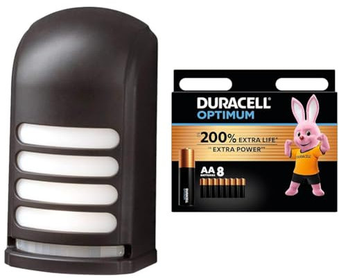 di qualità + Batterie Duracell Optimum AA(pacco da 8)- Alcaline da1.5V -Fino al 200% di extra durata o extra potenza -Soddisfano i requisiti dei dispositivi moderni -pacco100% riciclabile,0% di plast