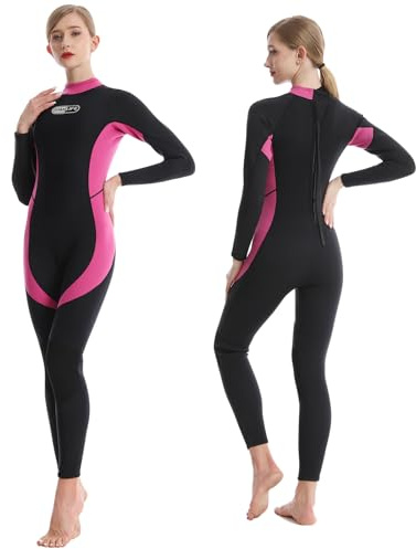 Glimilife Traje Neopreno Hombre Mujer, Traje de Neopreno Hombre Shorty/Full de 3MM Trajes de Neopreno Mujer de Cuerpo Completo en Agua fría Mantener Caliente para Bucear Surfear Snorkel Kayak