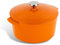 Scoville EXPERT Neverstick+ 26cm Round Casserole Pot with Lid, 6.5L, Deep Non Stick Casserole Pot for Hob and Oven, Lightweight Thick Gauge Aluminium, Dishwasher Safe, PFOA Free, Orange