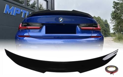 MpTuned BMW G20 PSM Stil Heckspoiler Schwarz glänzend für 3er 2019–2023 Limousine 318i 320i 330i 340i m340i 318d 320d 330d 340d m340d