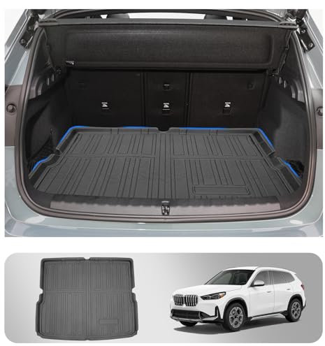 SHAOHAO kompatibel mit BMW X1 iX1 U11 2022 2023 2024 Auto Stiefel Schutz Matte Kofferraum Schutzmatte Auto Zubehör Stamm Stiefel Matten Pad Innen Wasserdicht Verschleißfest X1 U11 2024