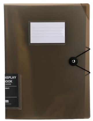 Raccoglitore per cartelle A4 Wenrescry - Quaderno con buste trasparenti - Raccoglitore - Cartella A4 - Può contenere 80 pagine - 40 buste trasparenti