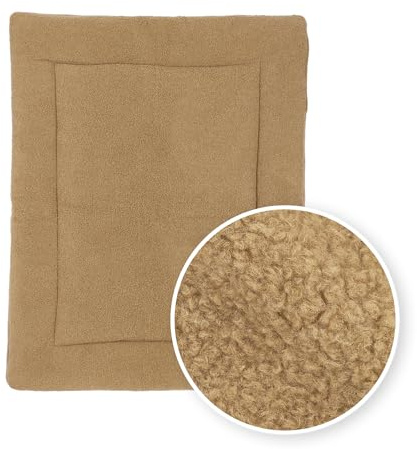 MEYCO Baby Laufgittereinlage 80x100cm Bouclé Polyester waschbar Toffee | 100 % Polyester, Laufgittereinlage, kuschelig weich, maschinenwaschbar, trocknergeeignet, fein gestrickt