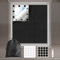 PUWOWYE Tessuto Oscurante per Finestre, 150x130cm Tessuto Termico Isolante Caldo, Nero Tende Oscuranti per Finestre per Finestre, per Lucernari, Camera