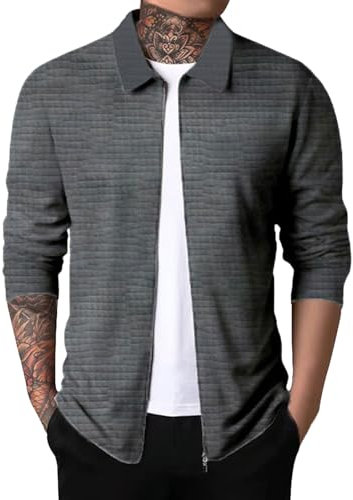 SRZYMJ Mantel Herren Grau Jacke Übergangsjacke Mit Kapuze Dünn Outdoorjacke Softshelljacke Outdoor Steppweste Leicht Beige Funktionsjacke Parka Winter Wintermantel Kurz Sportjacke Freizeitjacke