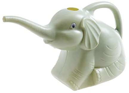 Regadera de elefante de 2 L, creativa, para plantas de interior, color verde