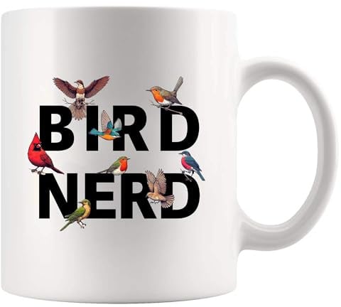 Bird Lover Gifts for Women Men Ornithologist Bird Watching Gifts Mug for Girlfriend Boyfriend Mom Dad Sister Friend Nature Lover Funny Mug