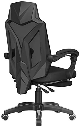 YLGTYUIK Ergonomischer Schreibtischstuhl mit hoher Rückenlehne, 360° drehbarer Home-Office-Stuhl mit Lordosenstütze und Fußstütze, Netz-Computerstuhl, Arbeitsstuhl für Jugendliche, 150 kg belastbar