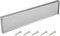 Internal Door Letter Box Draught Excluder 11.5 Inch(29.3cm) Metal Letterbox Cover Flap Plate Seal with Brush Flap Chrome Replacement Letterboxes for Wood or uPVC Composite Front Doors (Silver)