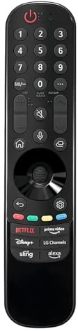 1pc Replacement Voice Magic Remote Control For LG Smart TV 2021-2023 With Pointer Flying Mouse With Netflix/Prime Video/Sling/Alexa
