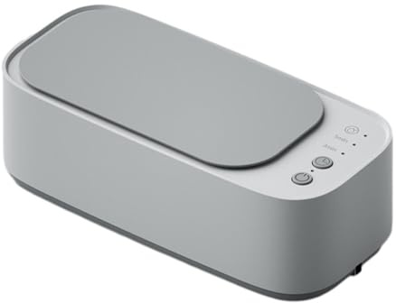 Zambuph Ultrasonic Jewelry Cleaner Cleaning Performance Say Goodbye To Stubborn Dirt And Stains ABS Portable Size, White