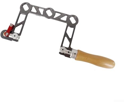 Woodworking Jigsaw, for for MINI Hand-held Curve Saw with Red Aluminum Alloy Body, Scroll Saw for Jewelry Making And Diy Crafts(3 inches)