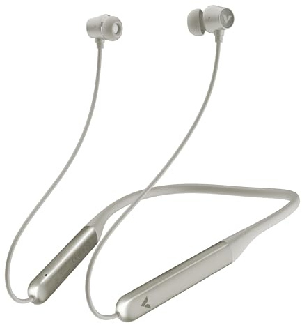 Verbatim TruSound ANC Neckband Earbuds Bluetooth 5.4 28h Laufzeit USB-C | Mit Active Noise Cancelling Mikrofon USB-C In Ear Kopfhörer in Grau für Musik, Telefonate & Reisen