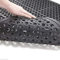 Easimat Heavy Duty Rubber Floor Mat, 5ft x 3ft, 12mm Thick with Drainage Holes, Black