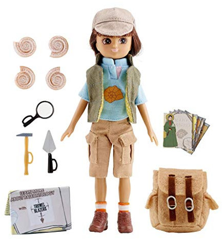 Lottie Fossil Hunter Doll, STEM Toys for Girls & Boys, Science Toys, Science Doll, Dinosaur Doll