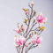 artplants.de Kunstblume Magnolienzweig LILO, 4 Blüten, Knospen, rosa, 110cm - Textilblumen Magnolie - Kunstzweig