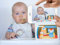 arheko Baby Cards - 52 Meilensteinkarten Baby - Geschenk zur Geburt oder Taufe für Jungen und Mädchen, Fotokarten für das 1. Lebensjahr, Kalender