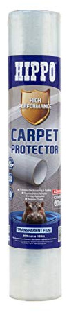 Hippo H18602 600 mm x 50 m Carpet Protector - Clear