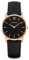 Eastside Damen Uhr analog Japanisches Quarzwerk mit Leder Armband schwarz 3 ATM 10080023