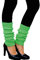 Oblique Unique® Sexy Damen Bein Stulpen Neon Strümpfe für 80er Jahre 80s Motto Party Fasching Karneval Tanzen Aerobic Kostüm Accessoires - Farbe wählbar (Neongrün)