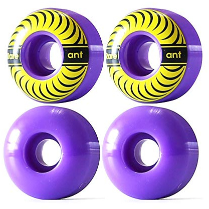 TGHY 52x30mm Professionelle Skateboardräder für Double Kick Skateboard 102A PU Ersatzräder mit Hohem Rückprall Mehrfarbig Erhältlich (4 Stuck)