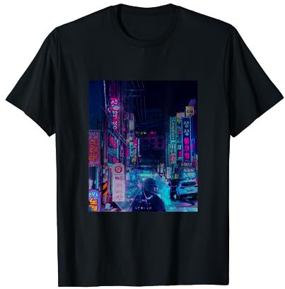 3AM Song, Seoul Street in Korea Pop Umbrella T-Shirt