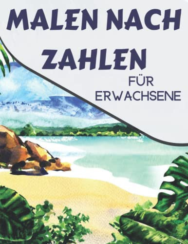 Malen nach Zahlen für Erwachsene: Malbuch für Erwachsene mit floralen Mandalas, geometrischen Mustern, Wirbeln, Kränzen, wilden | malbuch malen nach zahlen erwachsene