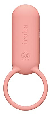 iroha SVR Coral Pink - leiser Vibrator für Penis und Finger, Silikon, pink