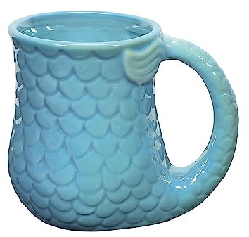 Enesco Our Name is Mud Sculpted Mermaid Tale Tasse