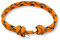 arana's - Pulseras náuticas mujer, hombres y niños | Adornos de Plata de Ley | Pulseras marineras hechas a mano | Brazaletes surferos cuerda paracord (Naranja y azul, 16)