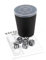 WeLoveDice DiceCupFlex - Flexibler Würfelbecher mit Deckel inkl. 5 Würfel & Block - Made in Germany