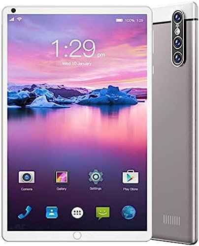 Volu Android Tablet 8 Inch, 1.5GHz Octa-Core Processor, 8GB RAM, 128GB Storage, 1280x800 IPS, Wi-Fi, 2MP Camera, 8800mAh Battery Capacity, Bluetooth,GPS,Sliver Grey,Hilarious123