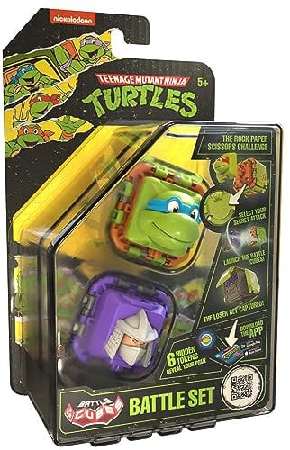 Battle Cubes Ninja Turtles Leonardo Vs Shreder 2 Pack - Battle Fidget Set