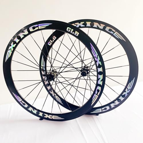 700C Radsatz Scheibenbremse Steckachse Fahrrad Vorderrad Hinterrad Rennrad Felgen 50mm 8 9 10 11 Gang Kassette Lager Nabe Flache Speichen