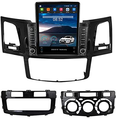 ACLips Android 11 Auto-GPS-Navigationsbildschirm, 9,7-Zoll-Radio-Video-Player für Toyota Fortuner Hilux Revo Vigo 2007 2008 2009 2010 2011 2012 2013 2014 2015