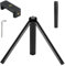 LbsAMP Mini Treppiede con Supporto per Telefono 18 cm Metallo Nero Universale Treppiedi da Tavolo e Viaggio Fotocamera per Smartphone Handle Stabilizer Telecamere Telefono Webcam Gimbal