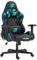 BraZen Vision RGB Junior Gaming Chair for Teenagers Small PC Office Racing Computer Kids Gaming Chair for Kids Junior Teen Video Game Chairs with RGB LED Lights - Black Blue
