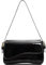 Y2K Umhängetasche für Damen, Clutch, Geldbörse, Handtasche, PU-Leder, Tragetasche mit 2 abnehmbaren Riemen, Crossbody-Taschen, Schwarz