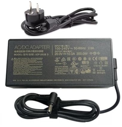 200W Netzteil Ladegerät für Asus TUF Dash F15 F17 A15 A17 FX507 FA507 FX517 FA506 FX506 FX516 FX706H FA706Q FA707RC FA707RE ROG Strix G G15 G16 G17 GA503 G731G G513 G713 Zenbook UX7602 UX6404 Laptop