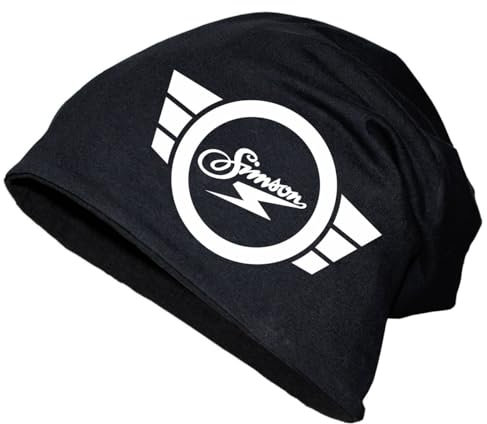 Spaß Kostet Herren Jungs Long Beanie Simson Motorrad Mütze Grösse XS bis XXL