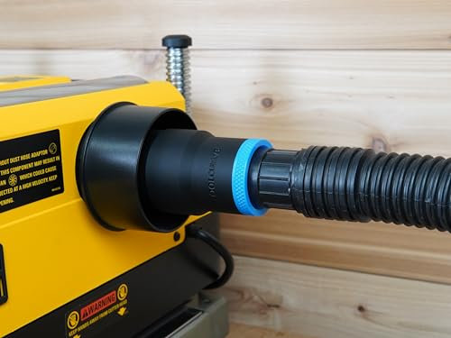 Adattatore per tubo flessibile compatibile con pialla Dewalt DW735 e DW735x (tubo da 1-7/8)