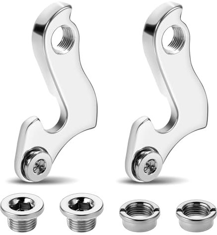 ANBOO 2PCS Alloy Bike Rear Derailleur Hanger Transmission Tail Hook for Adapter Replace Part Bike Derailleur Hangers for Mountain Road Racing Cycling