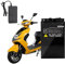 HJGHY Batterie Lithium 48 V, 60 V, 72 V, 40 Ah, 50 Ah, 60 Ah, 75 Ah, 80 Ah, pour Moto électrique, Tricycle, avec Chargeur, pour Moteur 7 000 W,72v,50Ah